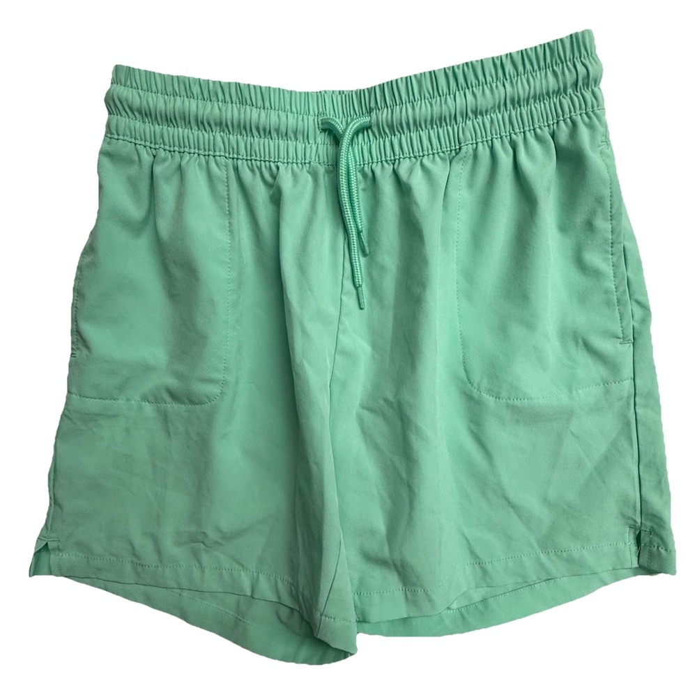 Alvins Island Swim Shorts Womens Small Mint Green Beach Boardshort Drawstring
